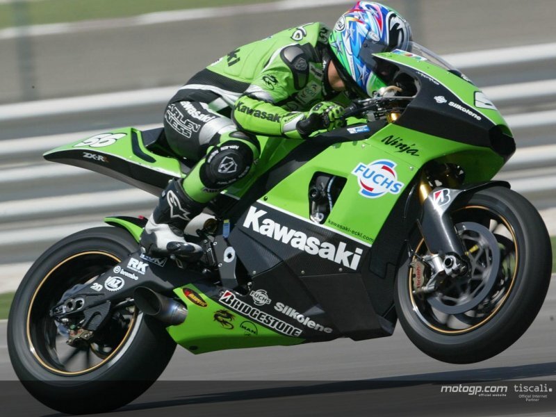 motorcycle racer on track