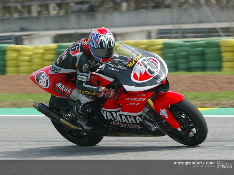 motorcycle racer on track