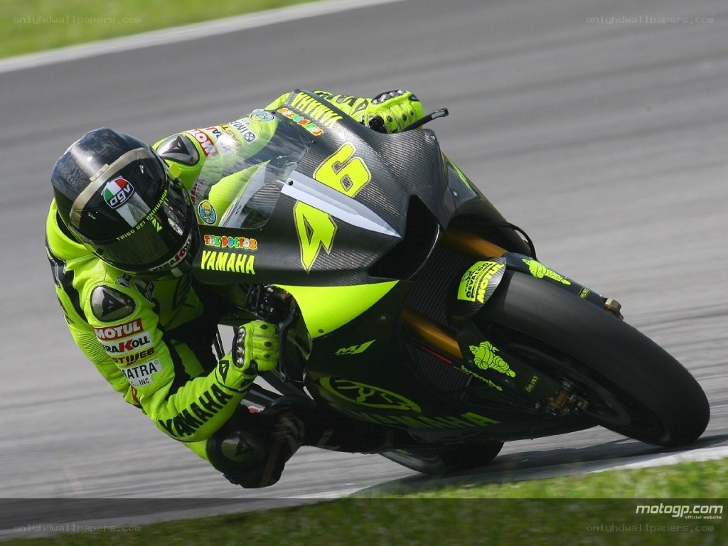motorcycle racer on track