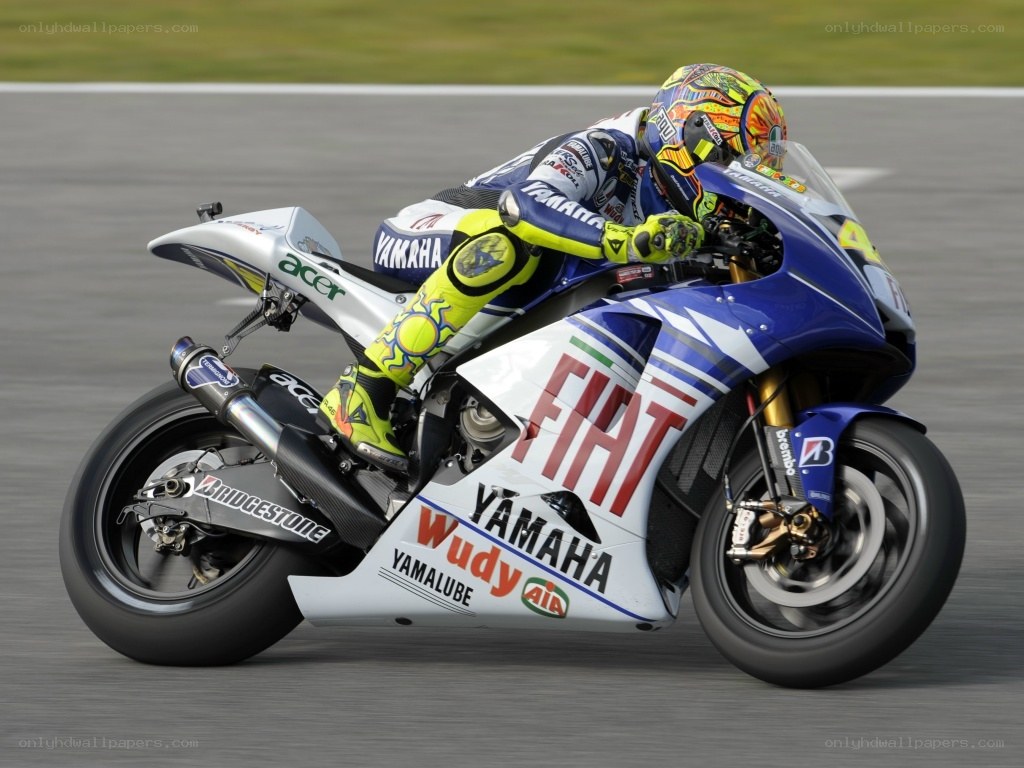 motorcycle racer on track