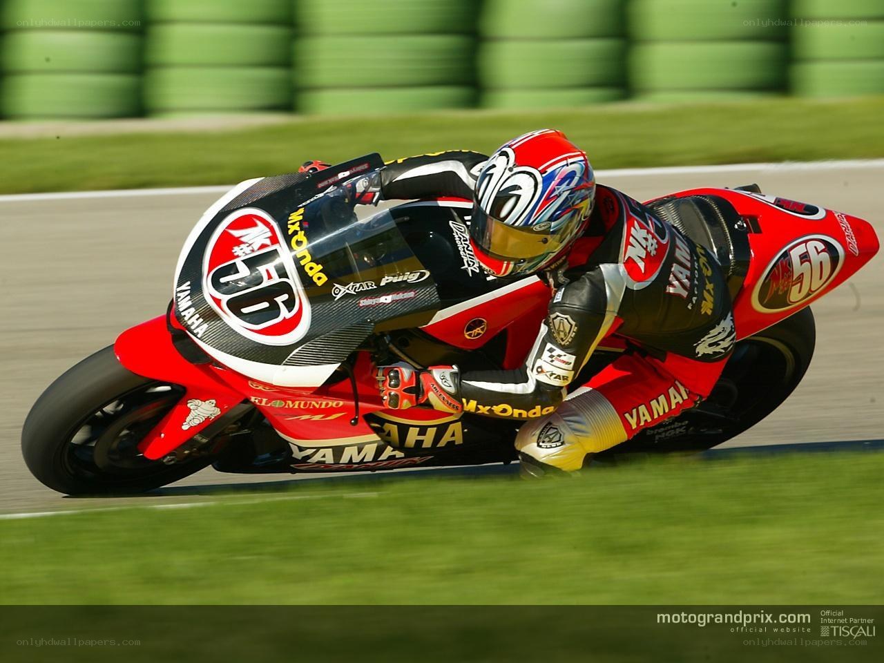 motorcycle racer on track