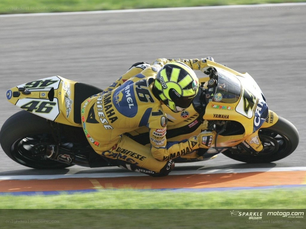 motorcycle racer on track