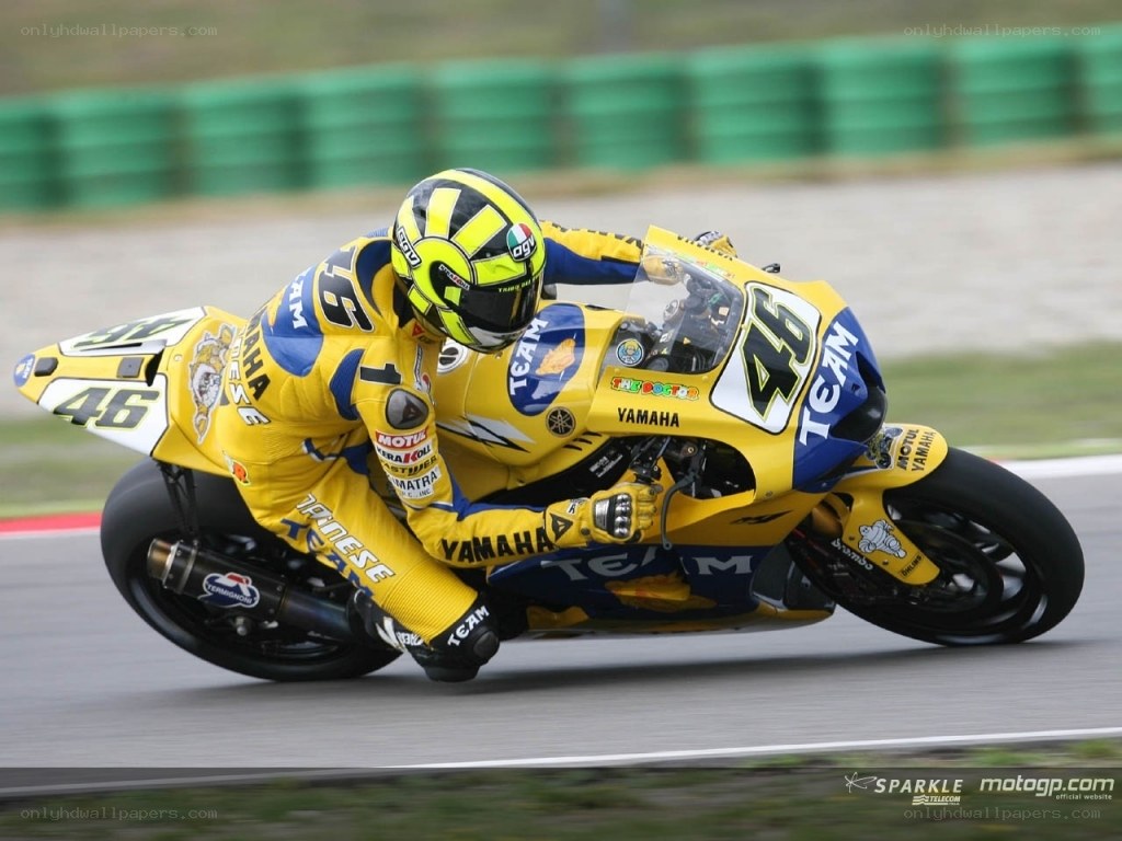 motorcycle racer on track