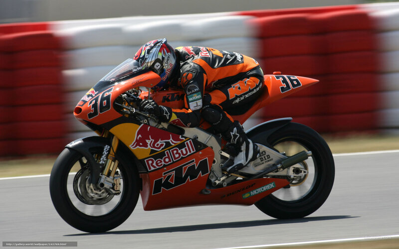 motorcycle racer on track