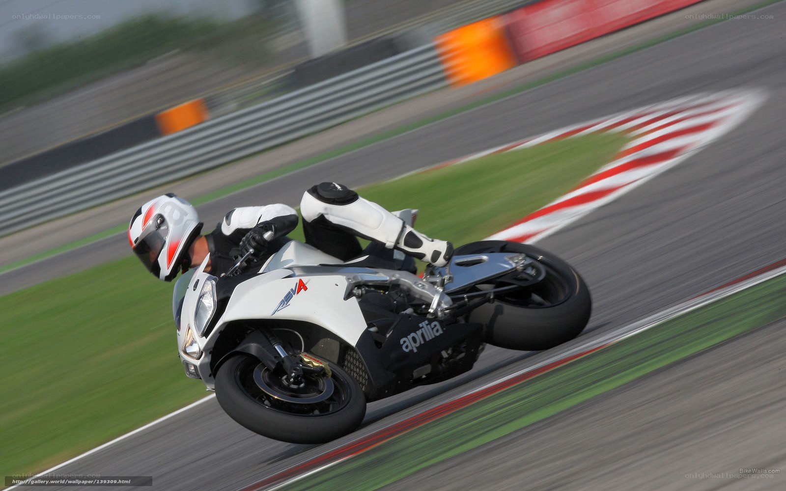motorcycle racer on track