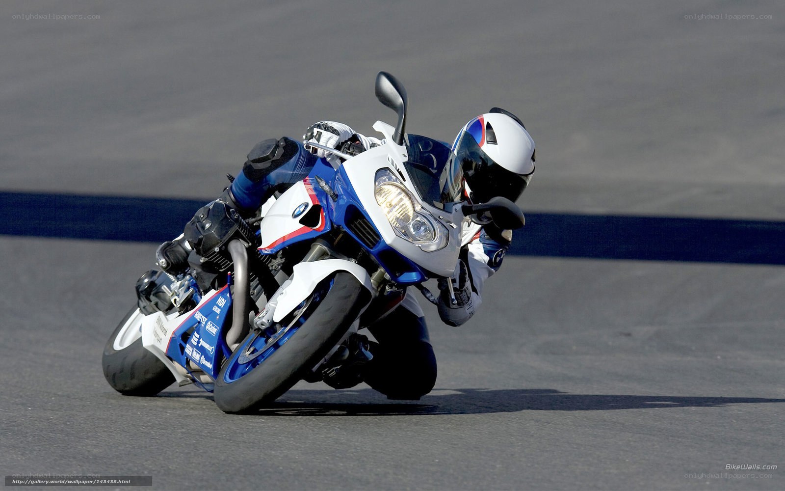 motorcycle racer on track