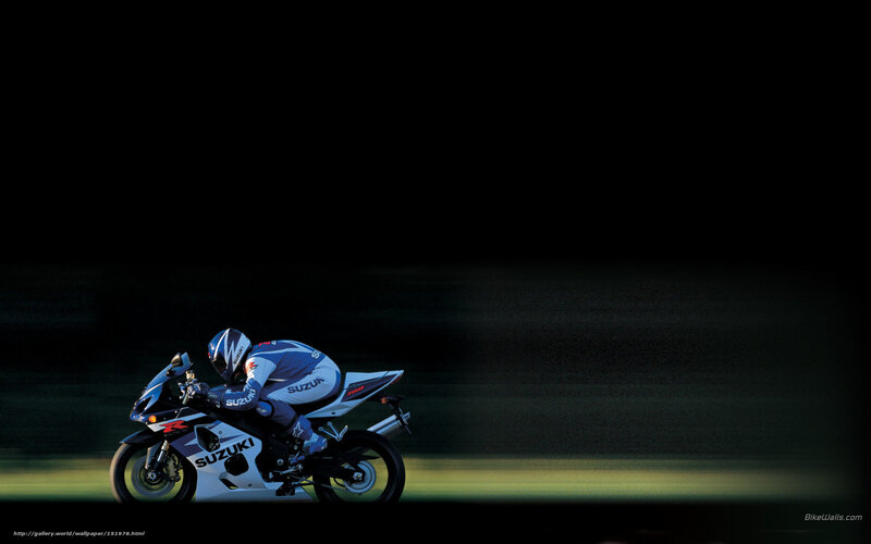 Motorcycle Racer on Track — Black, Dramatic, Night