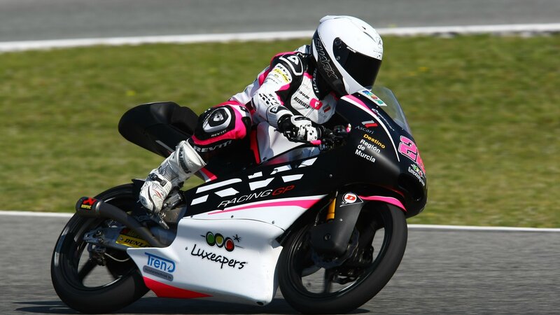 Motorcycle Racer on Track — Black, Dynamic, Afternoon, Photograph, Racing Motorcycle
