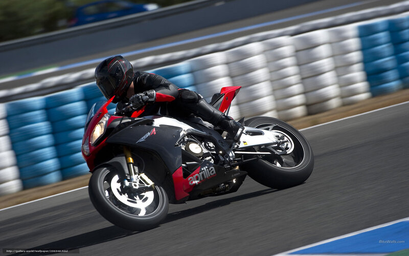 Motorcycle Racer on Track — Black, Dynamic, Afternoon, Photograph, Tire Barrier