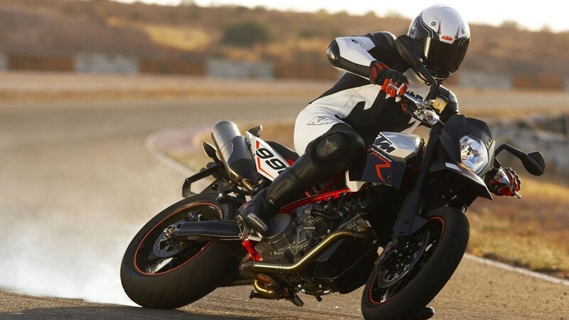 Motorcycle Racer on Track — Black, Dynamic, Sunset