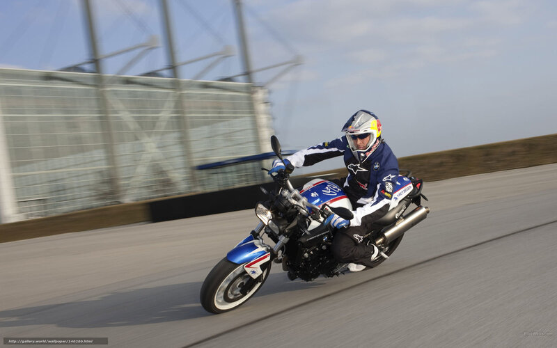 Motorcycle Racer on Track — Blue, Dynamic, Afternoon, Photograph, Helmet