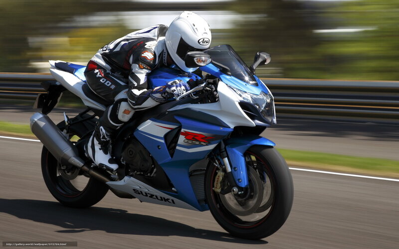 Motorcycle Racer on Track — Blue, Dynamic, Afternoon, Photograph, Rider