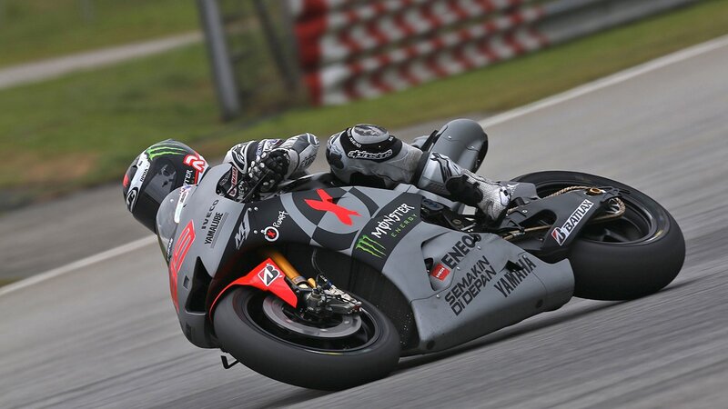 Motorcycle Racer on Track — Gray, Dynamic, Afternoon, Photograph, Grass