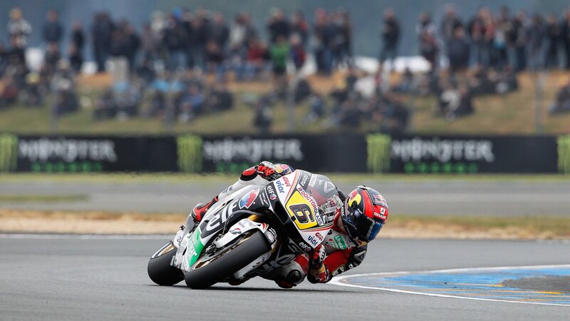 Motorcycle Racer on Track — Gray, Dynamic, Afternoon, Photograph