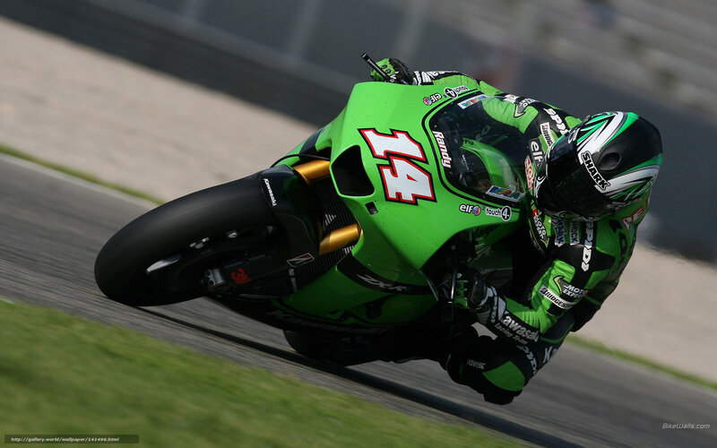 Motorcycle Racer on Track — Green, Dynamic, Afternoon, Photograph, Green Motorcycle, Racing Suit