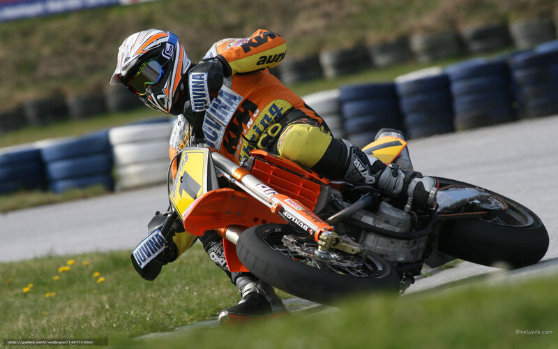 Motorcycle Racer on Track — Orange, Dynamic, Afternoon, Photograph, Racing Suit, Tires