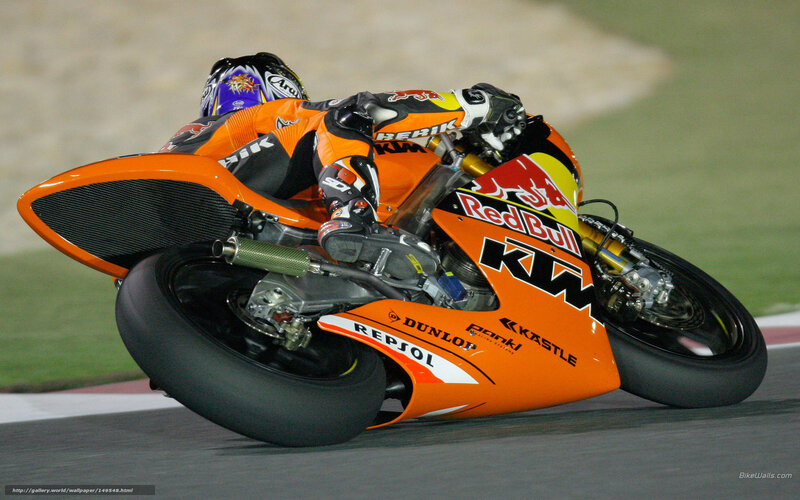 Motorcycle Racer on Track — Orange, Dynamic, Night, Photograph, Racing Suit, Helmet