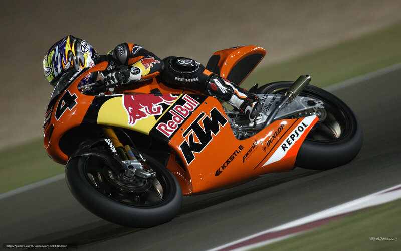 Motorcycle Racer on Track — Orange, Dynamic, Night, Photograph