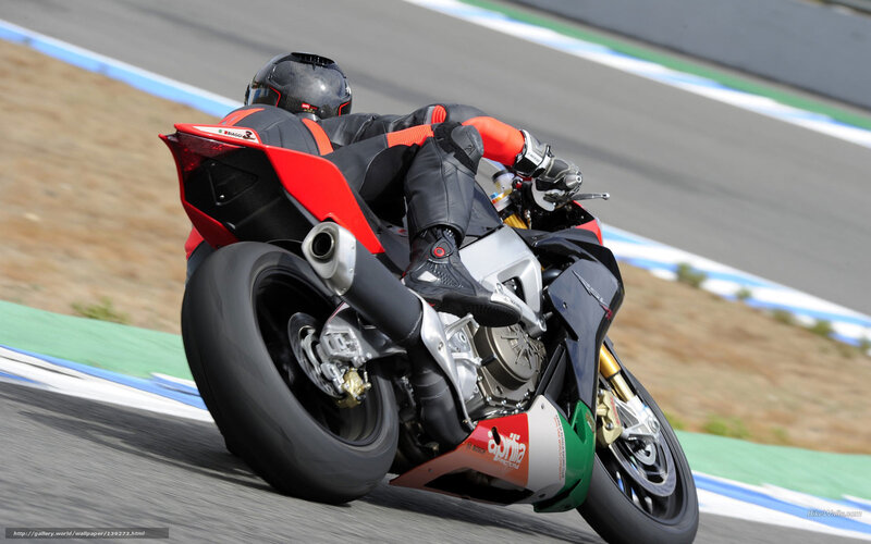 Motorcycle Racer on Track — Red, Dynamic, Afternoon, Photograph, Rider