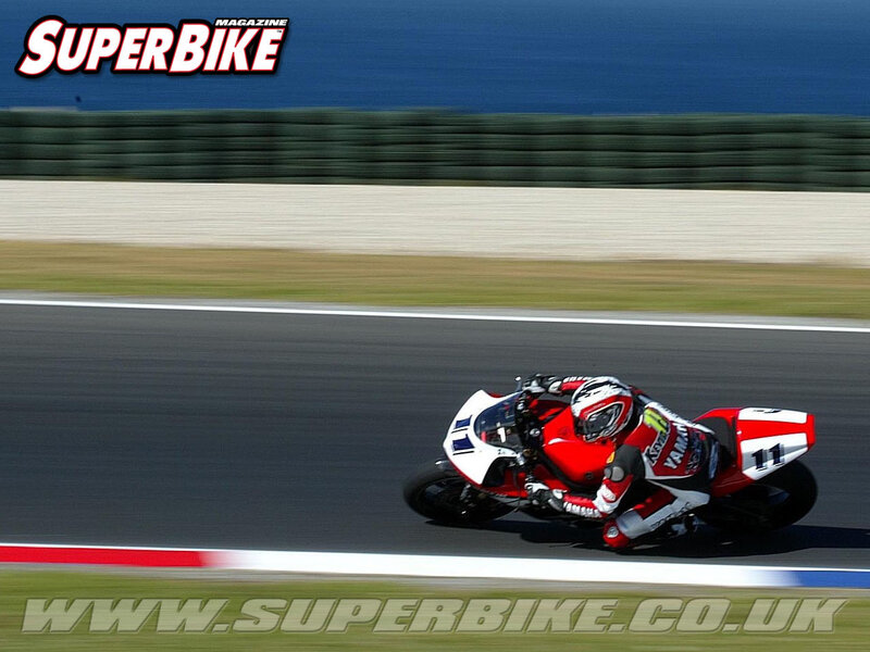 Motorcycle Racer on Track — Red, Dynamic, Afternoon