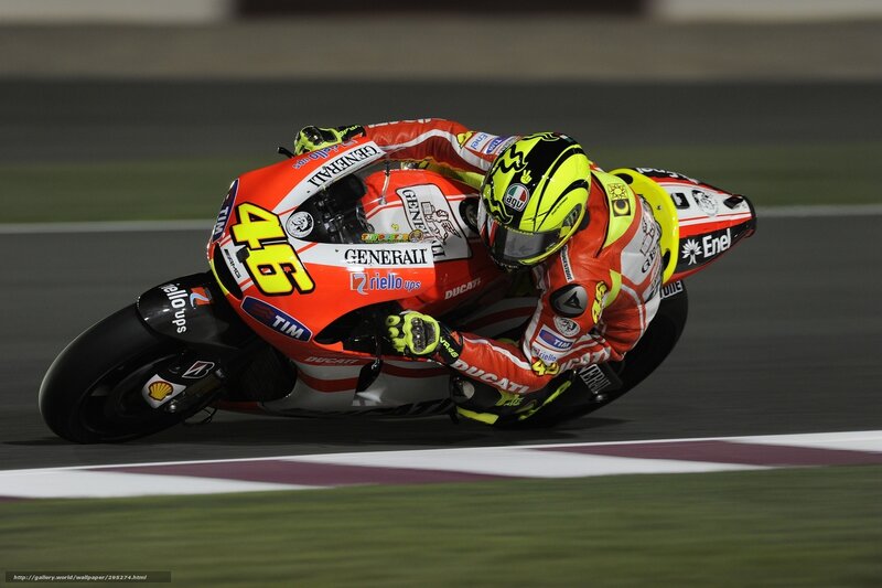 Motorcycle Racer on Track — Red, Dynamic, Night, Photograph, Racing Bike