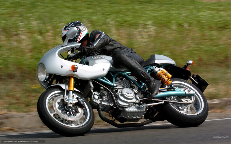 Motorcycle Racer on Track — Silver, Dynamic, Afternoon, Photograph, Rider