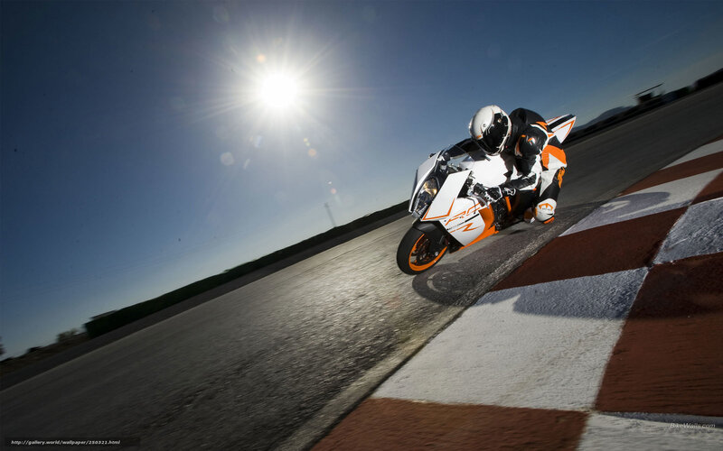 Motorcycle Racer on Track — White, Dramatic, Afternoon