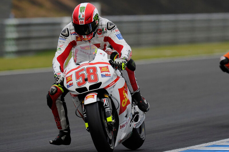 Motorcycle Racer on Track — White, Intense, Photograph
