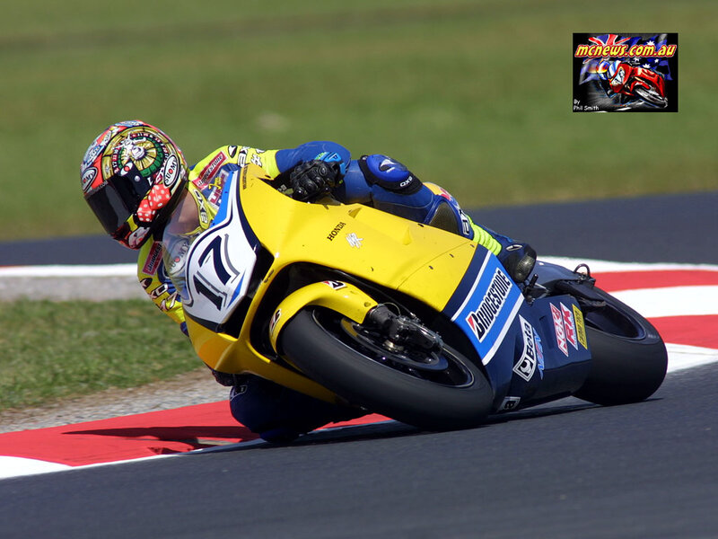 Motorcycle Racer on Track — Yellow, Dynamic, Afternoon, Photograph, Racing Suit
