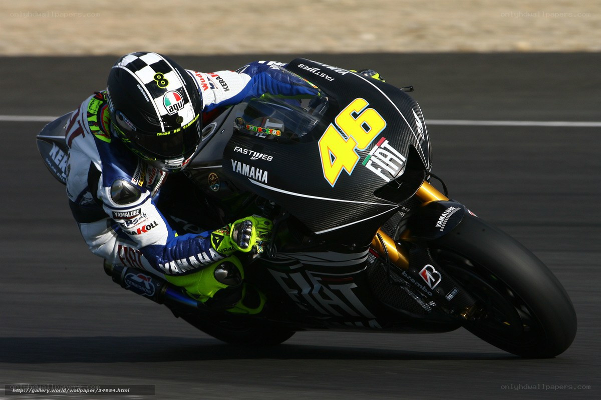 motorcycle racer on track