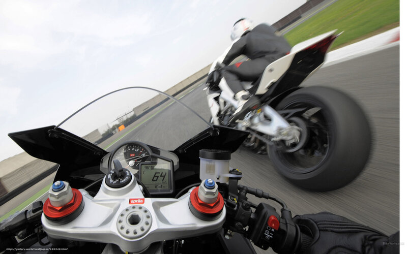 Motorcycle Racers on Track — Black, Dynamic, Afternoon, Photograph, Rider