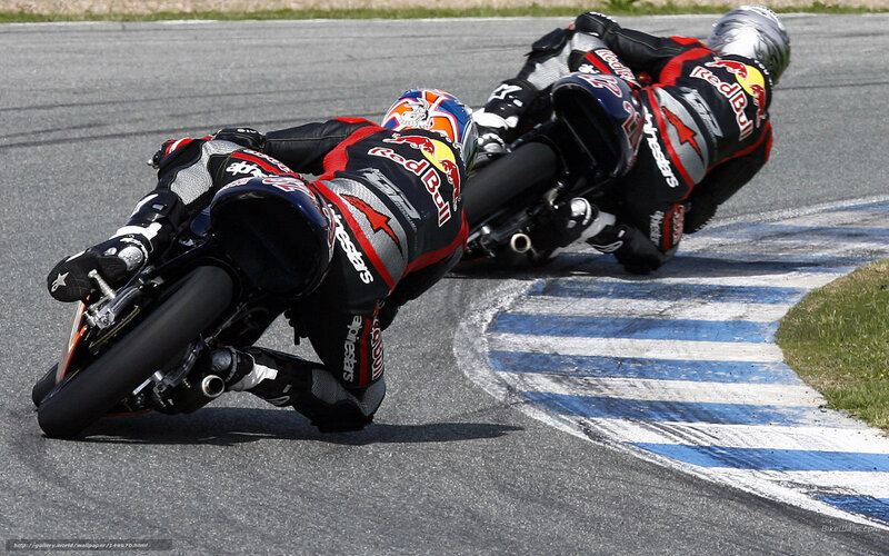 Motorcycle Racers on Track — Black, Intense, Afternoon