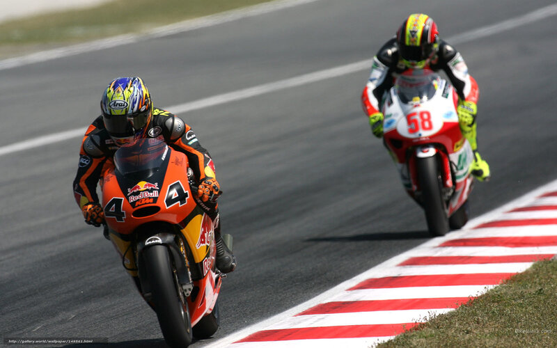 Motorcycle Racers on Track — Orange, Competitive, Afternoon