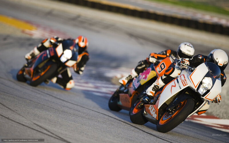 Motorcycle Racers on Track — White, Dynamic, Afternoon, Photograph, Racetrack
