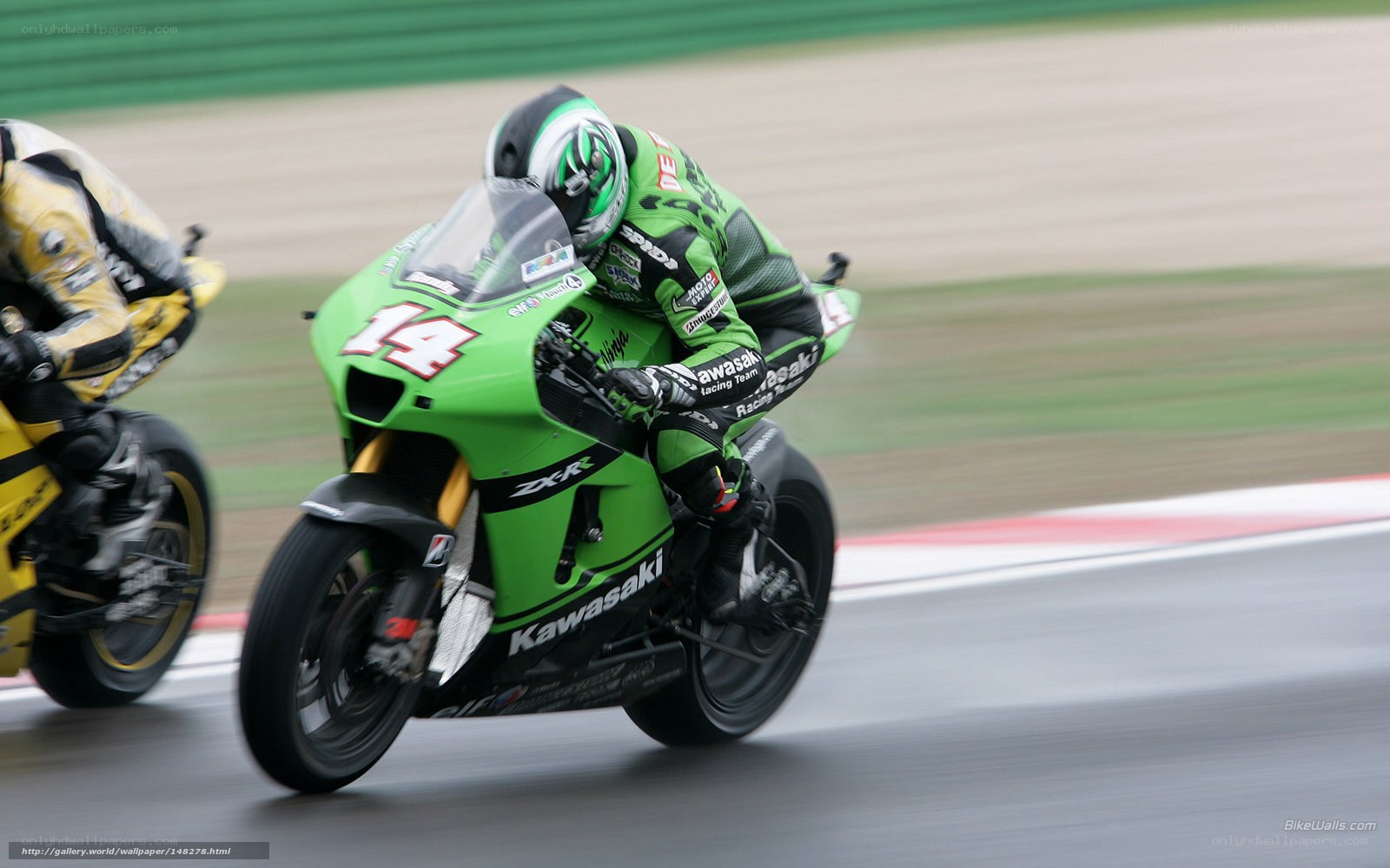 motorcycle racing action