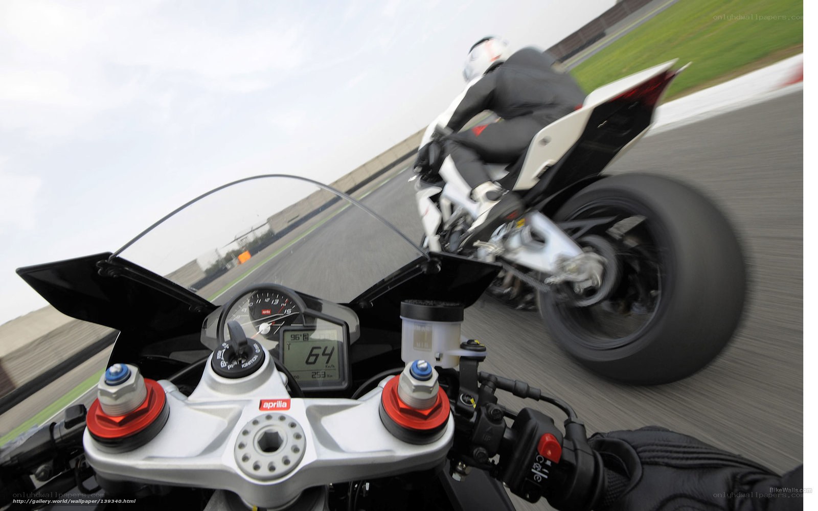 motorcycle racing on a track