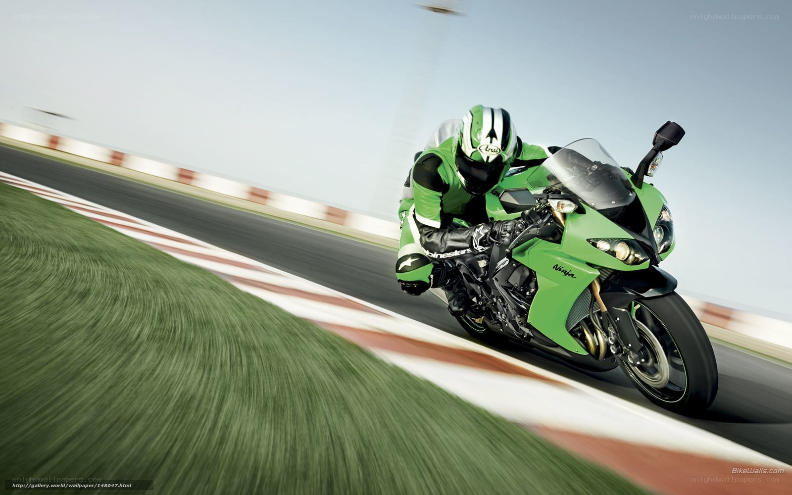 motorcycle racing on track