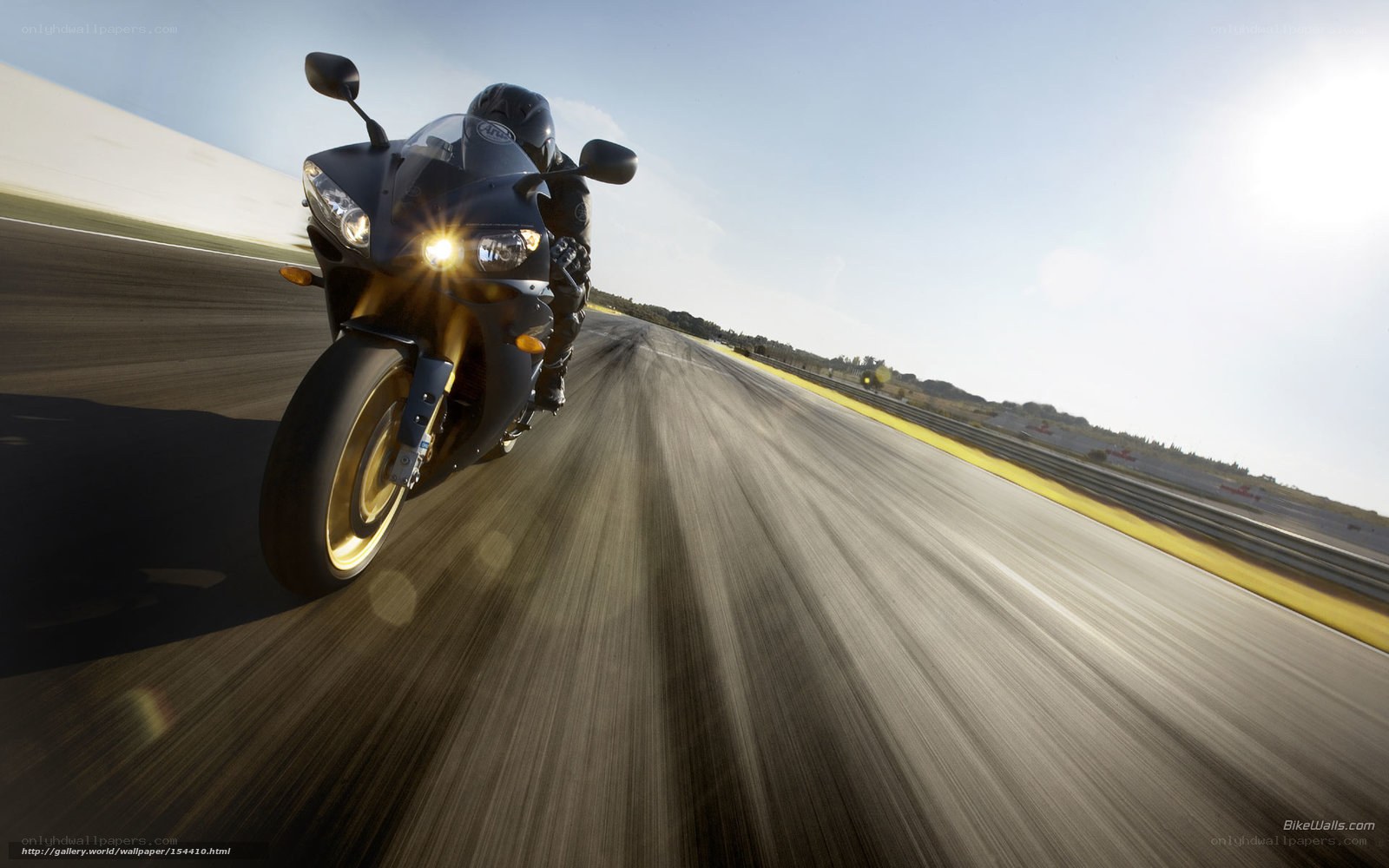 motorcycle racing on track