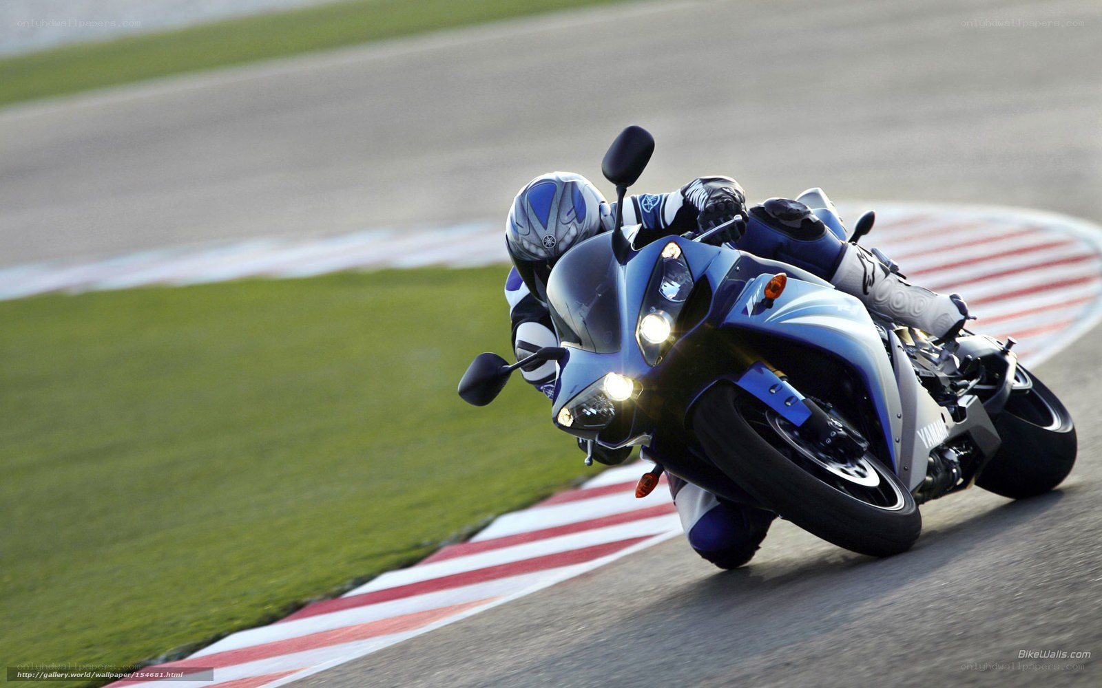 motorcycle racing on track