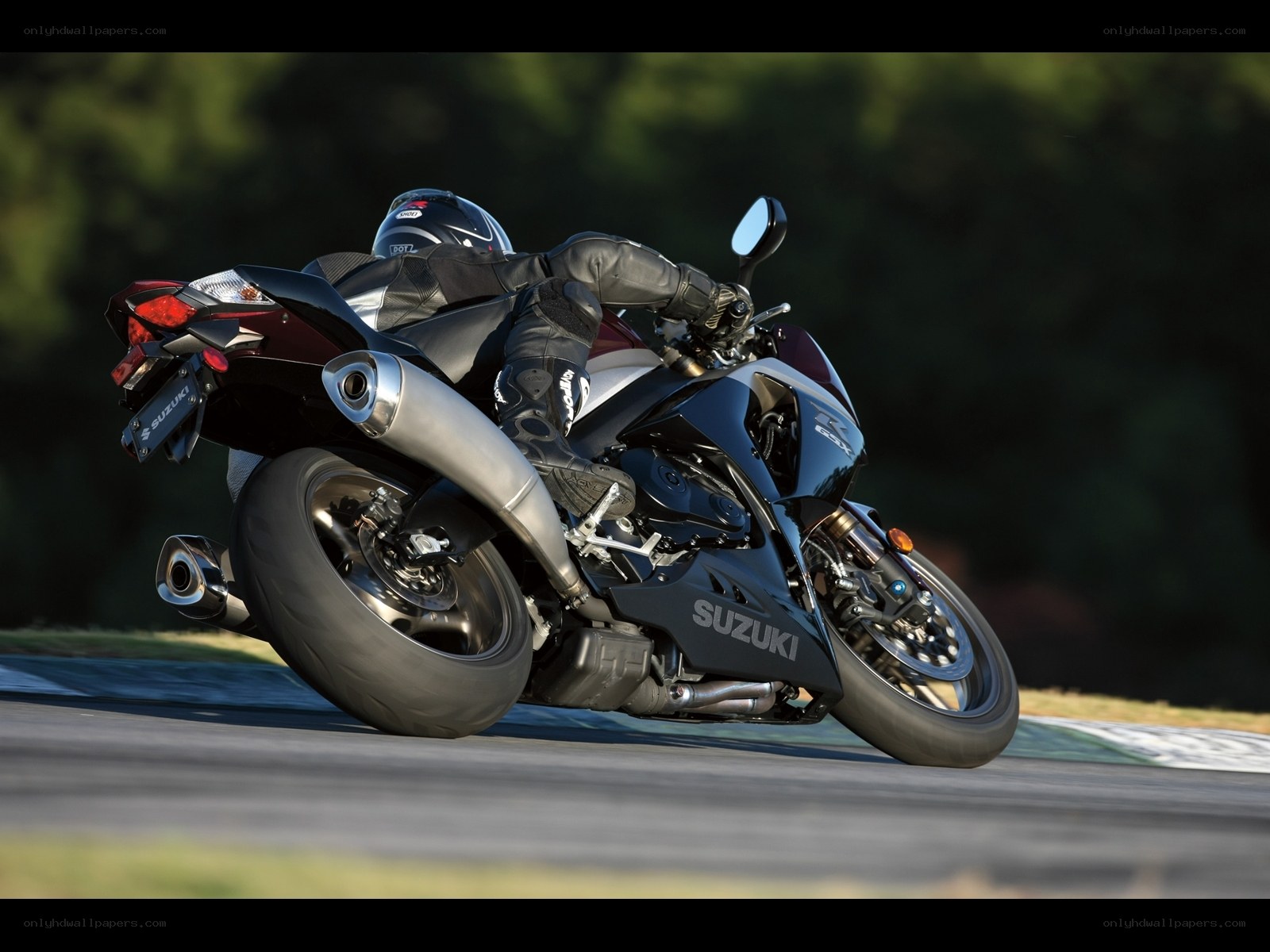 motorcycle racing on track