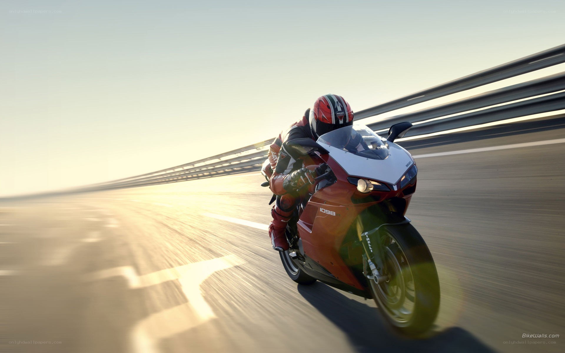 motorcycle racing on track