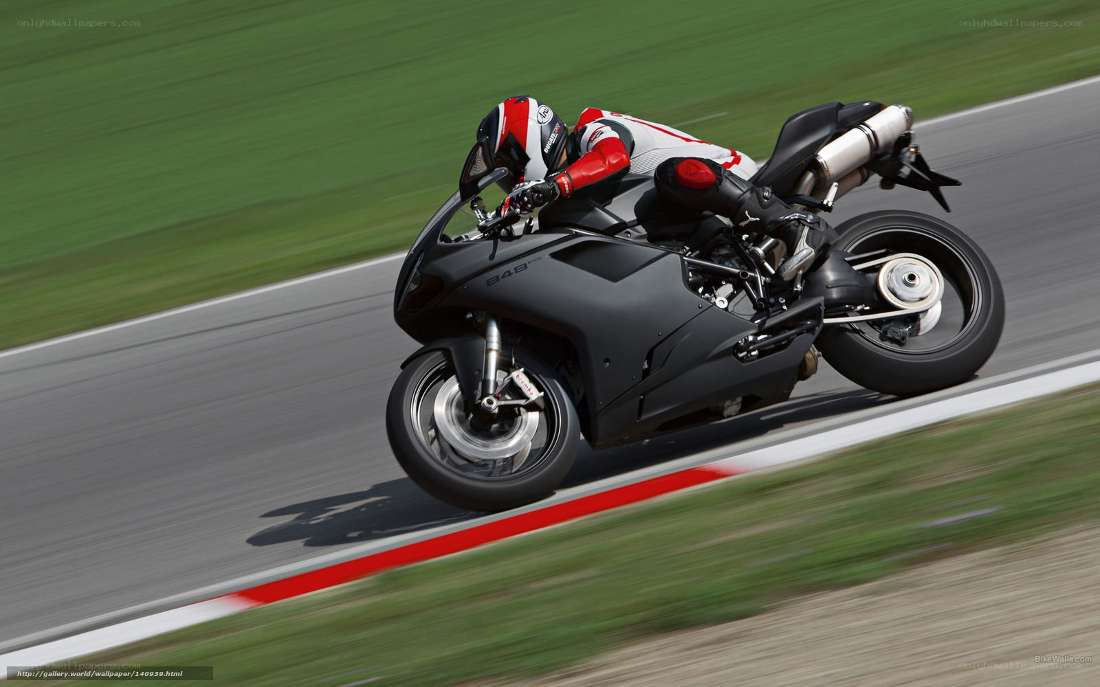 motorcycle racing on track