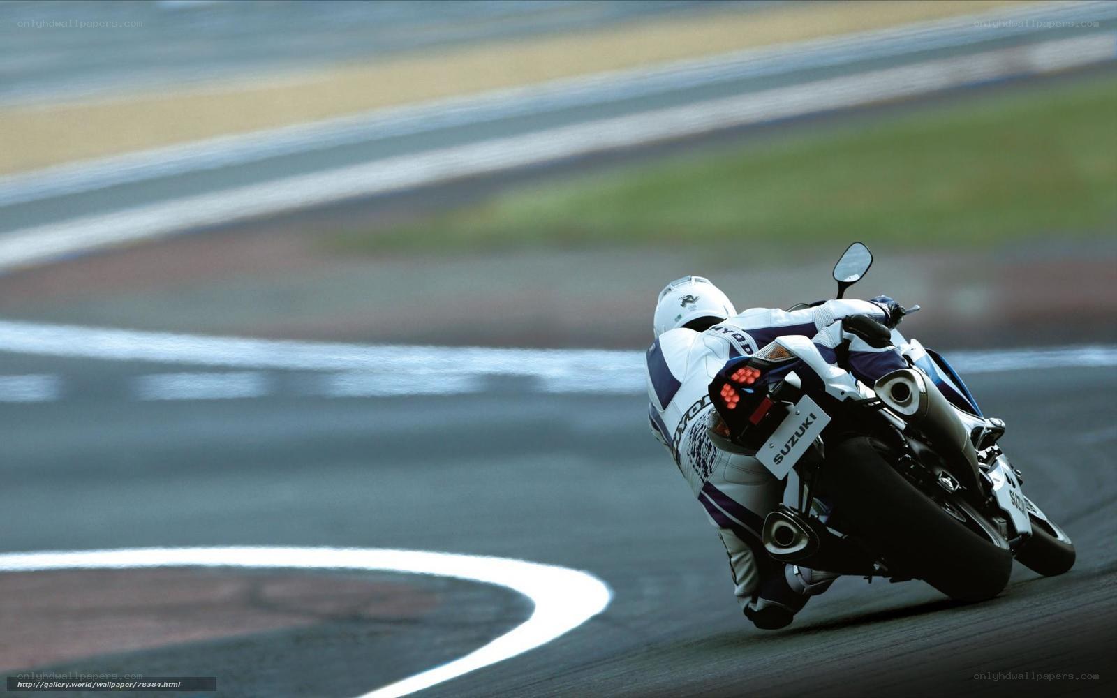 motorcycle racing on track