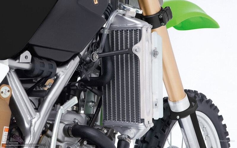 motorcycle radiator close-up