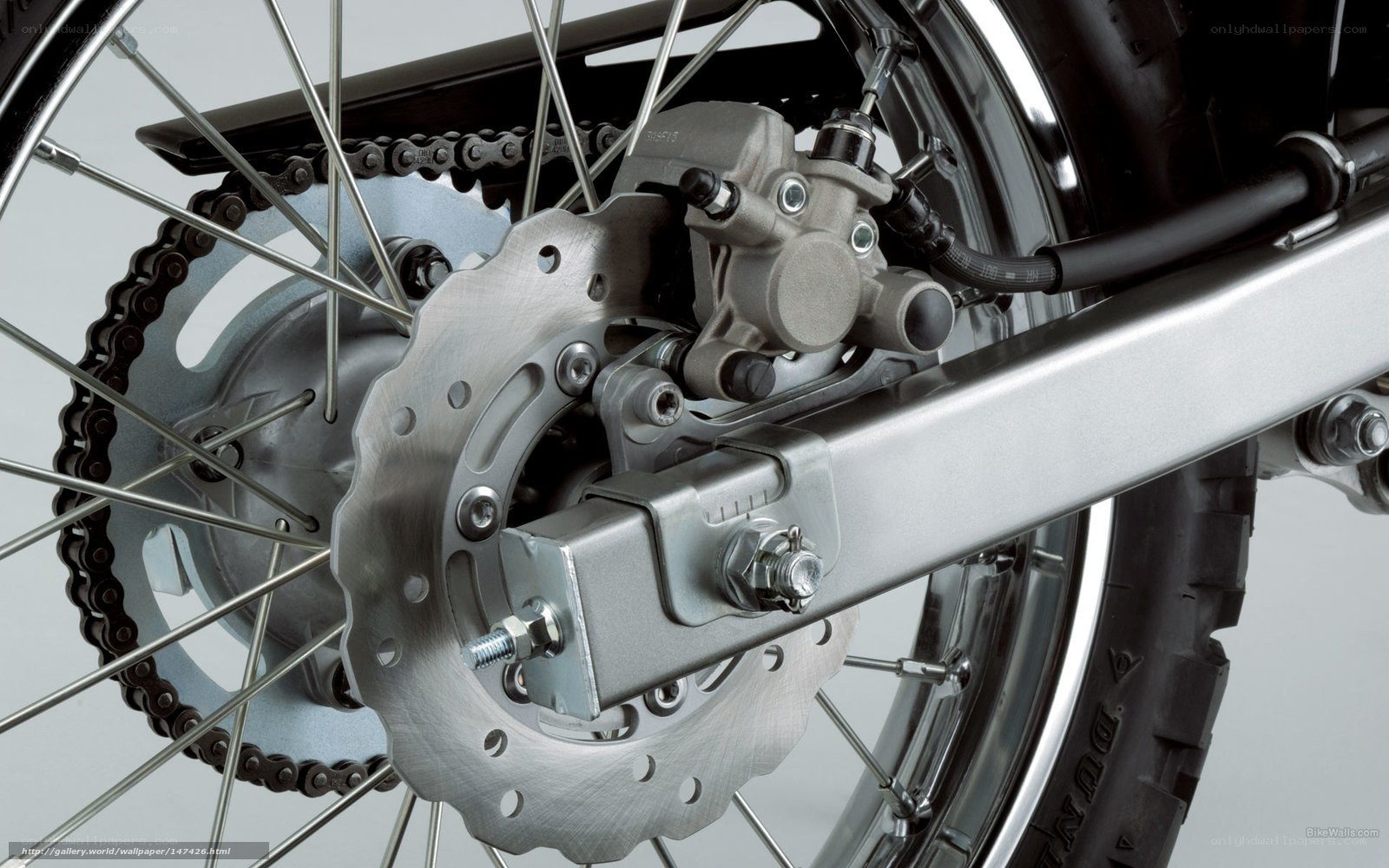 motorcycle rear brake system