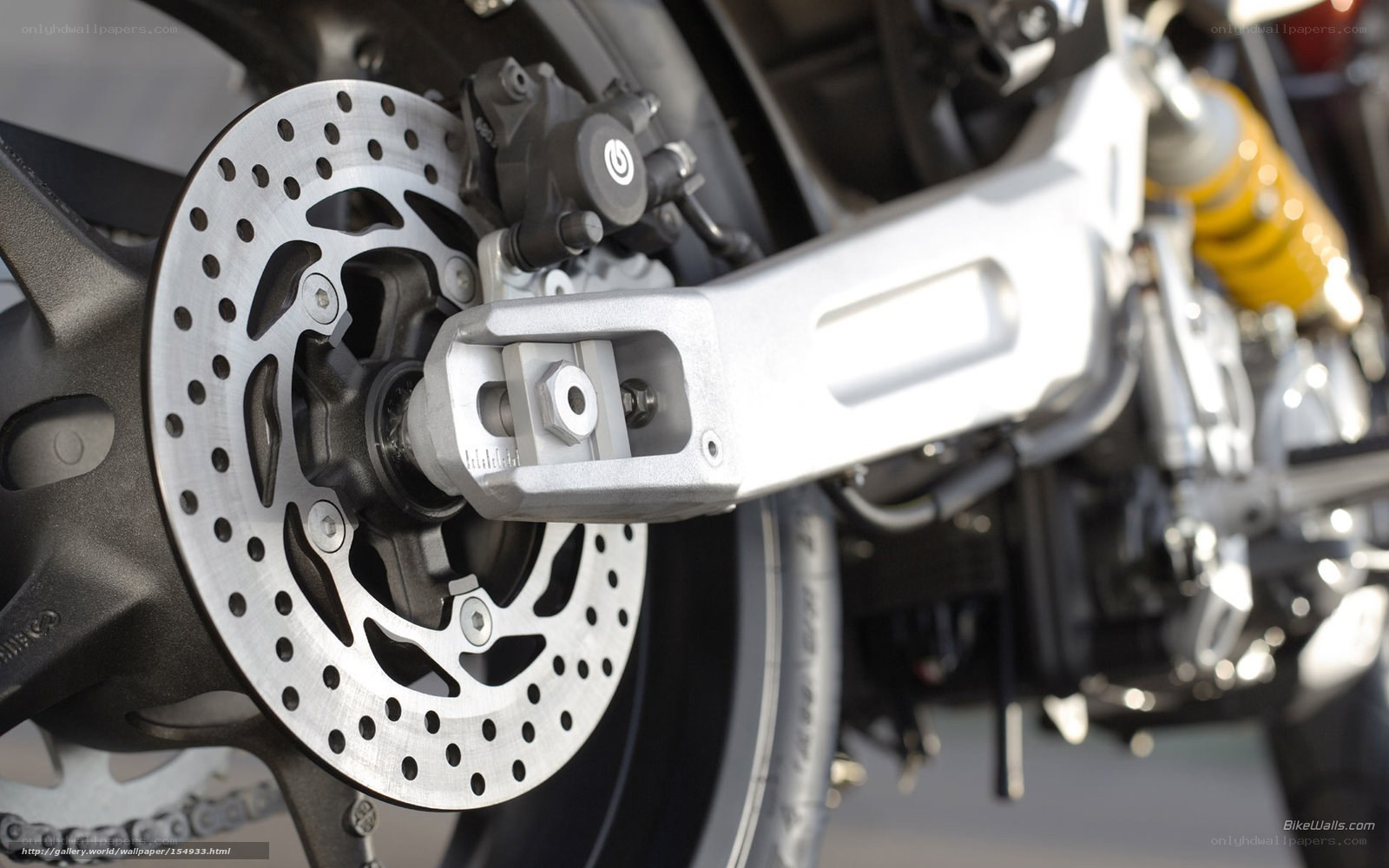 motorcycle rear brake system