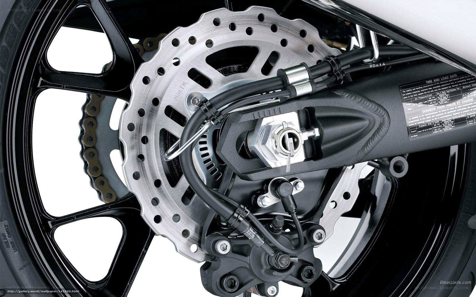 motorcycle rear brake system