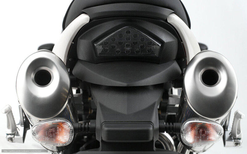 motorcycle rear exhaust