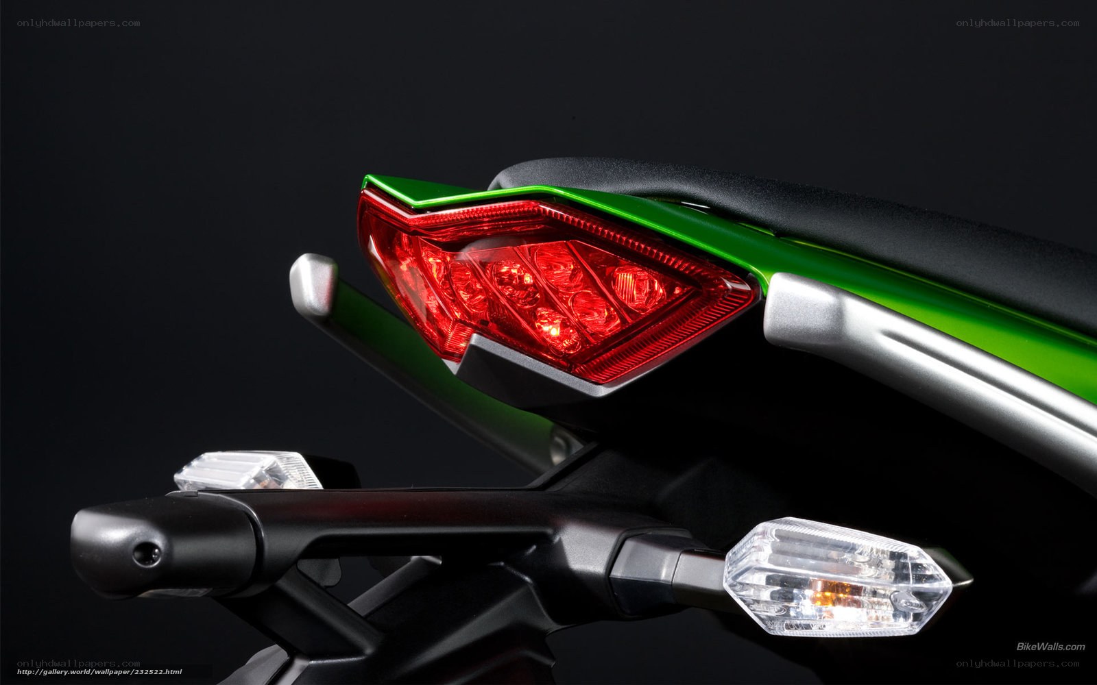motorcycle rear light detail