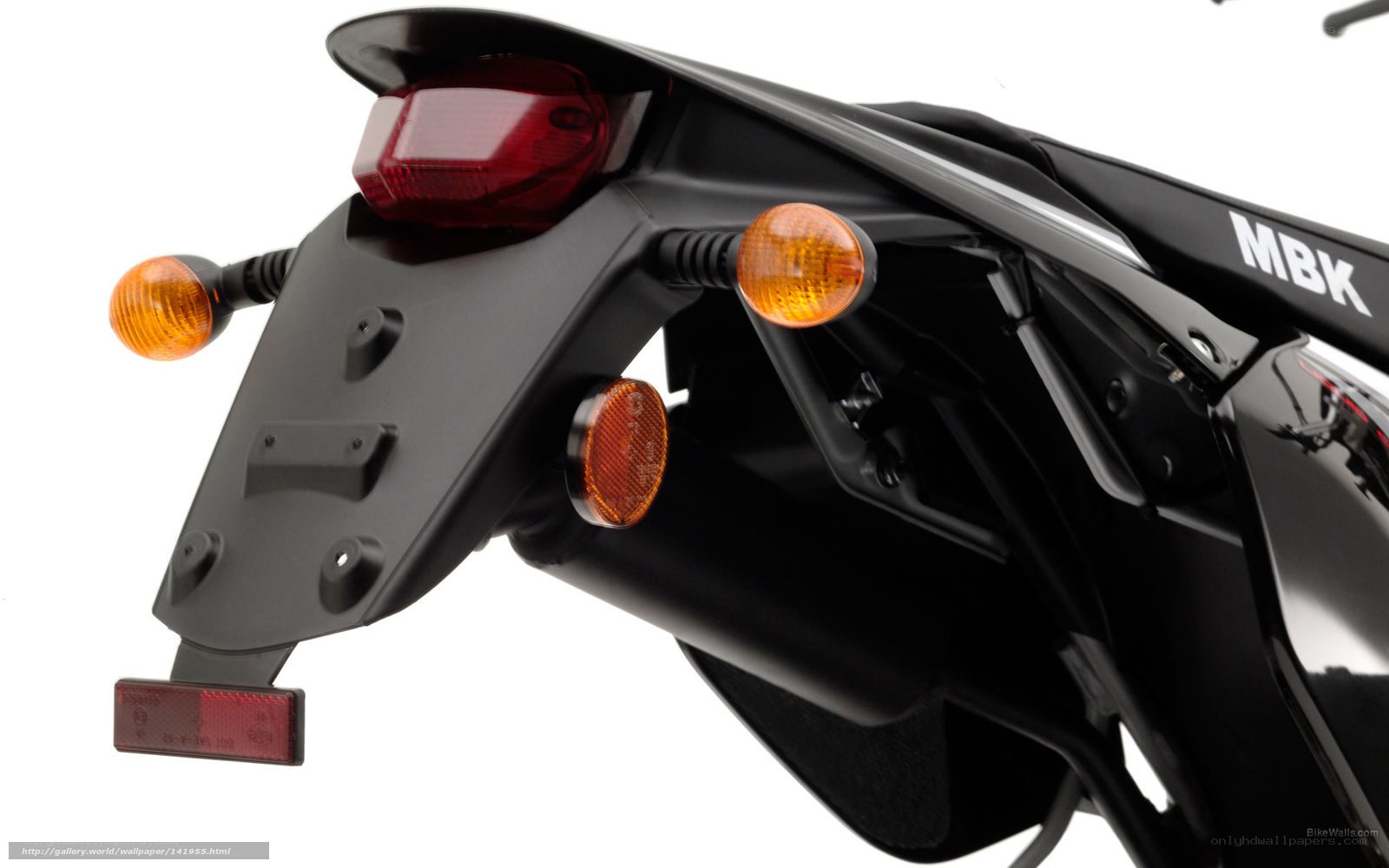 motorcycle rear lights and frame
